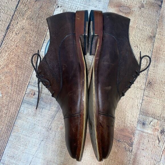 Warfield & Grand leather Oxfords cap toe dress shoe - Picture 11 of 13